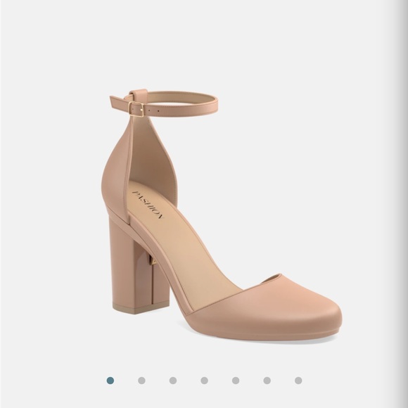 Pashion Footwear Shoes - Pashion - Jocelyn convertible 4 inch heel size 8 in latte